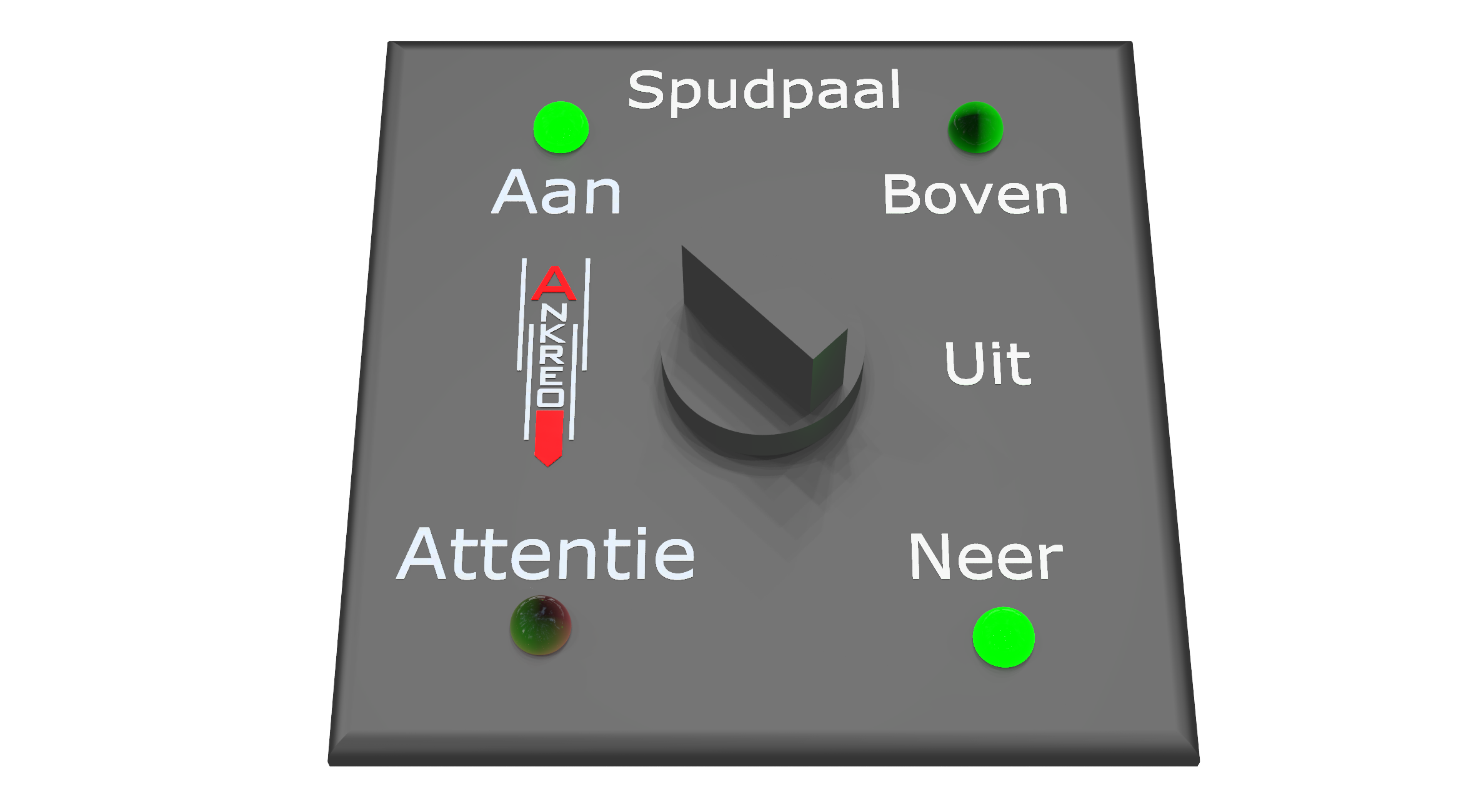 Schakelpaneel spudpaal